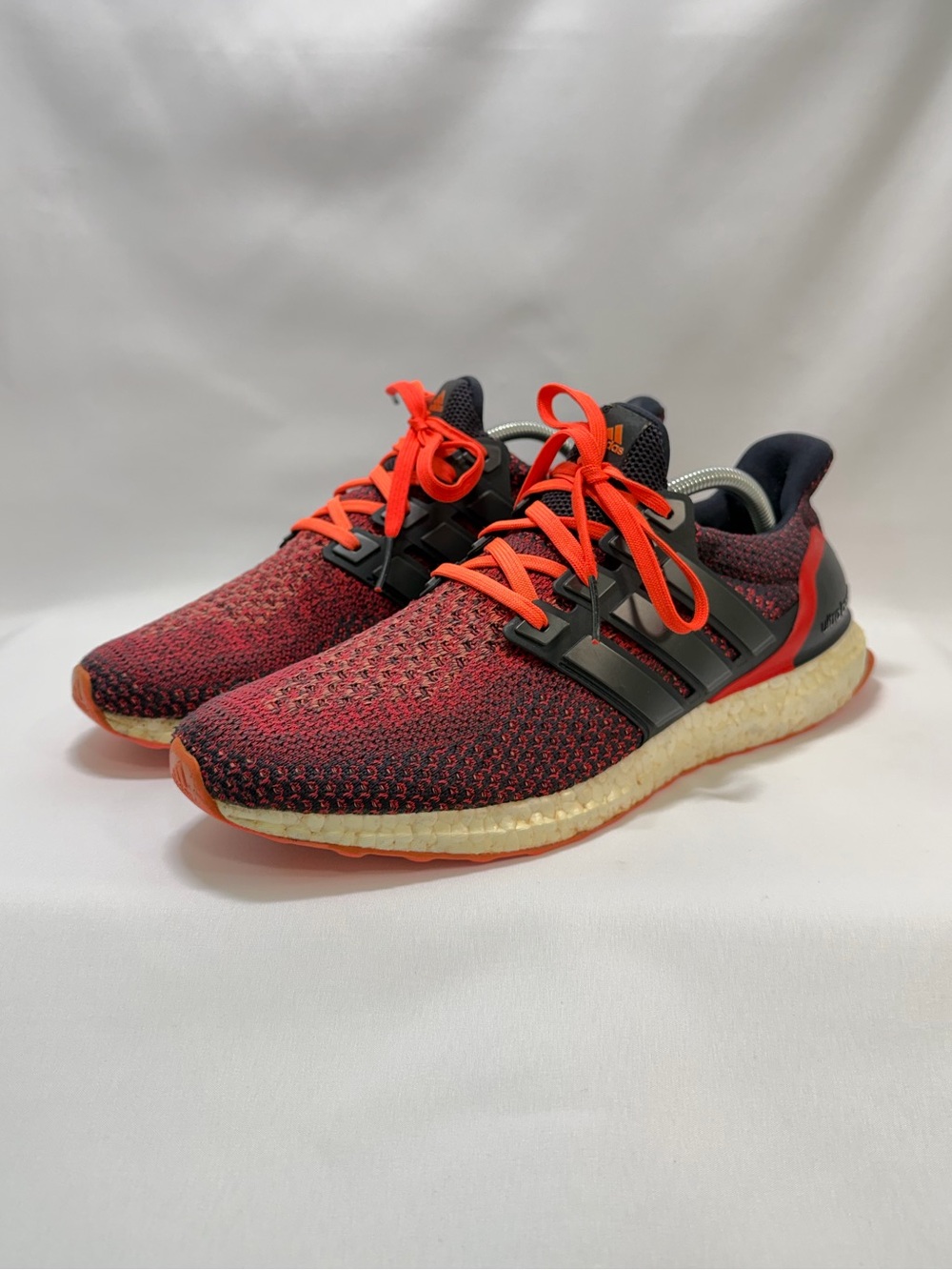 adidas UltraBoost 2.0 Solar Red AQ5930 Men’s 10.5 Black Red Running Shoes